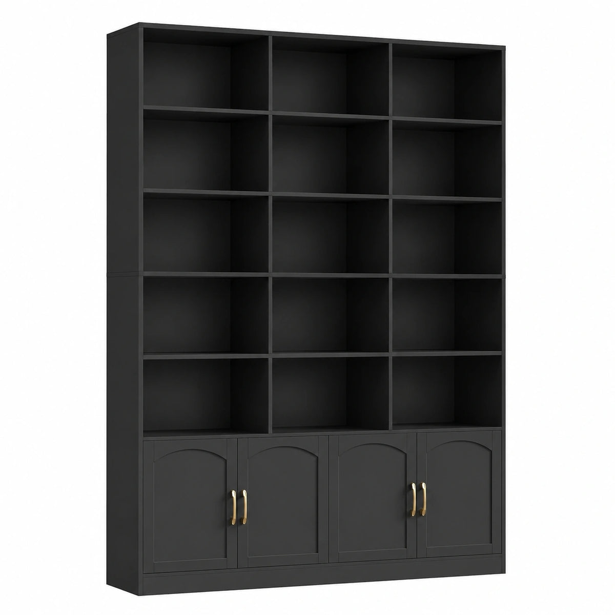 Bücherregal – 209 cm, Schwarz