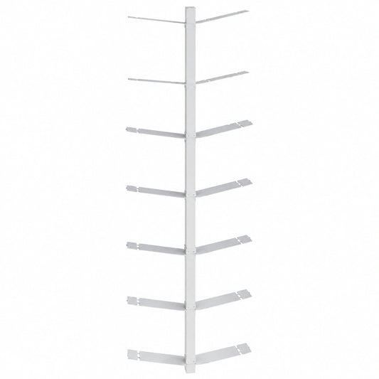 Wandregal – 170 cm, moderner Stil, mit Ablagen, aus Stahl