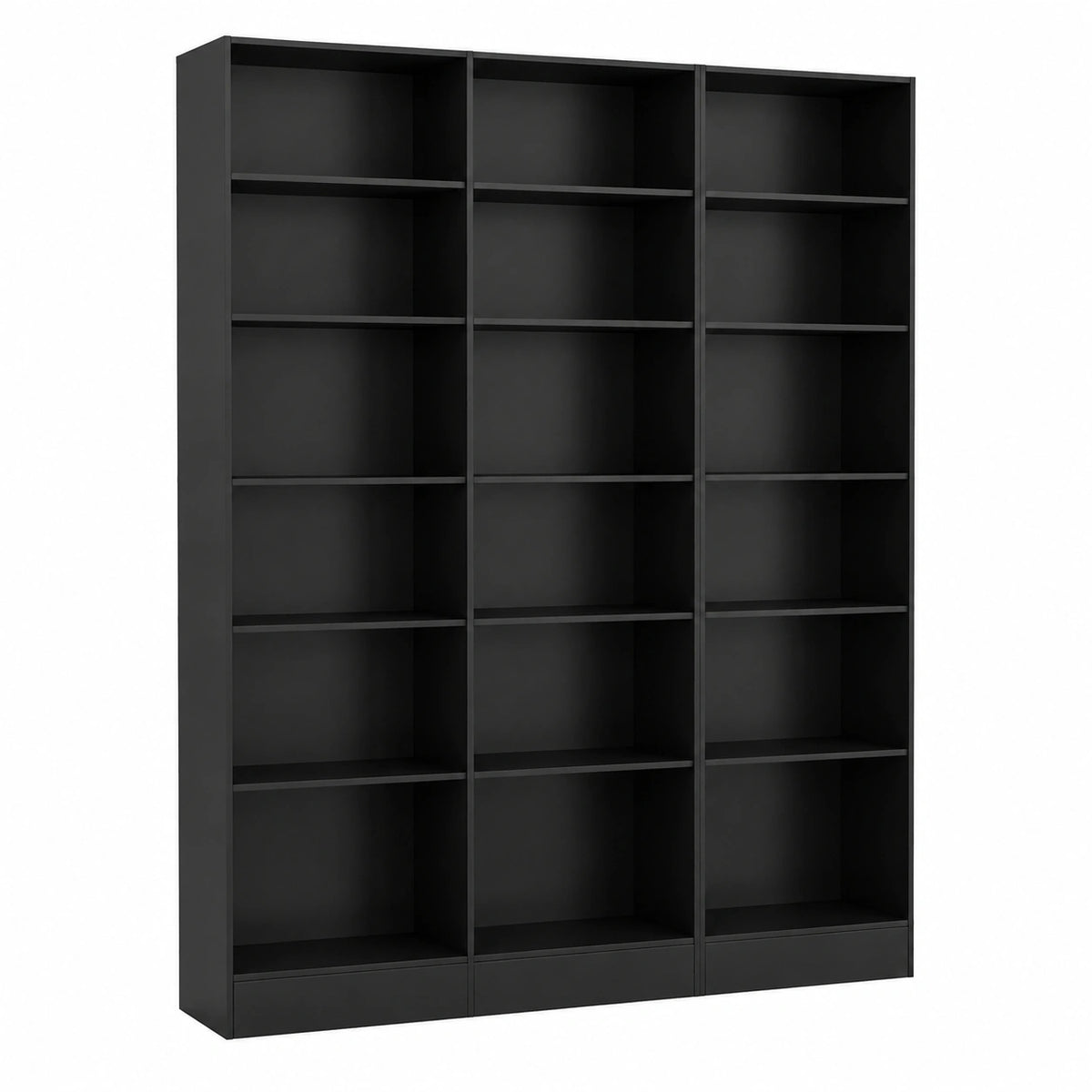 Bücherregal – 149 × 23,5 × 188 cm, Schwarz