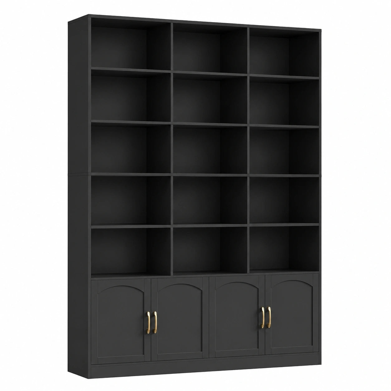 Bücherregal – 209 cm, Schwarz