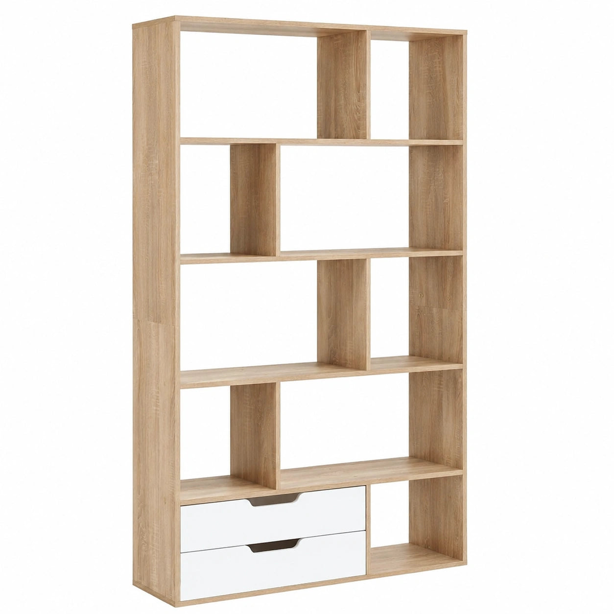 Bücherregal – moderner Stil, mit Schubladen