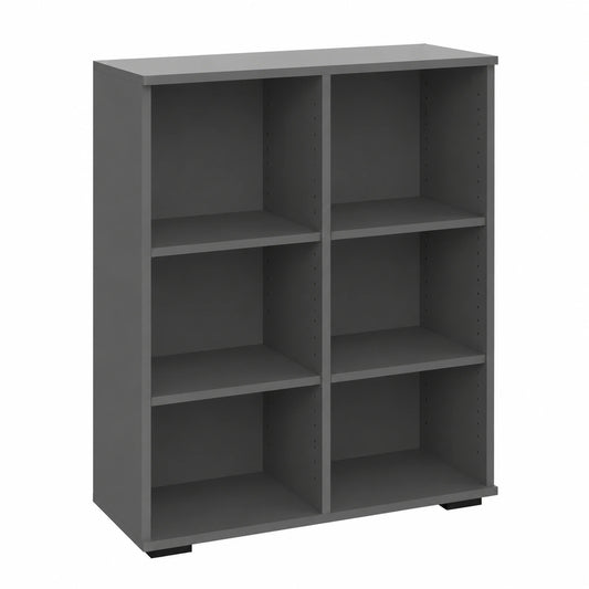 Regal – 80,2 cm, Grau, für Büro