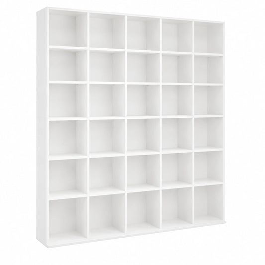 Bücherregal – 190 cm, höhenverstellbar, mit Ablagen