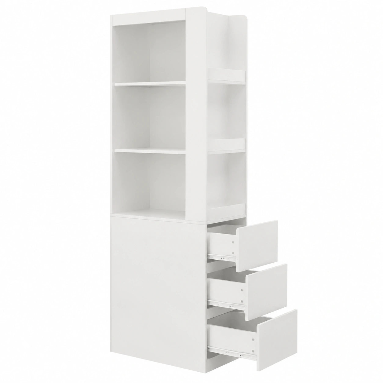 Bücherregal – 60 × 40 × 200 cm, mit Schubladen